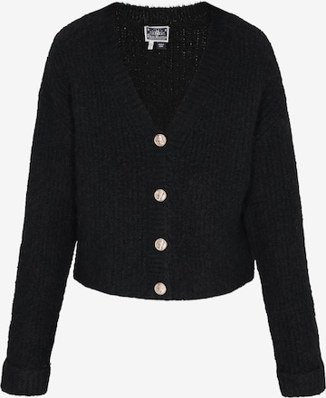 DreiMaster Maritim Strickjacke in Schwarz: Vorderseite