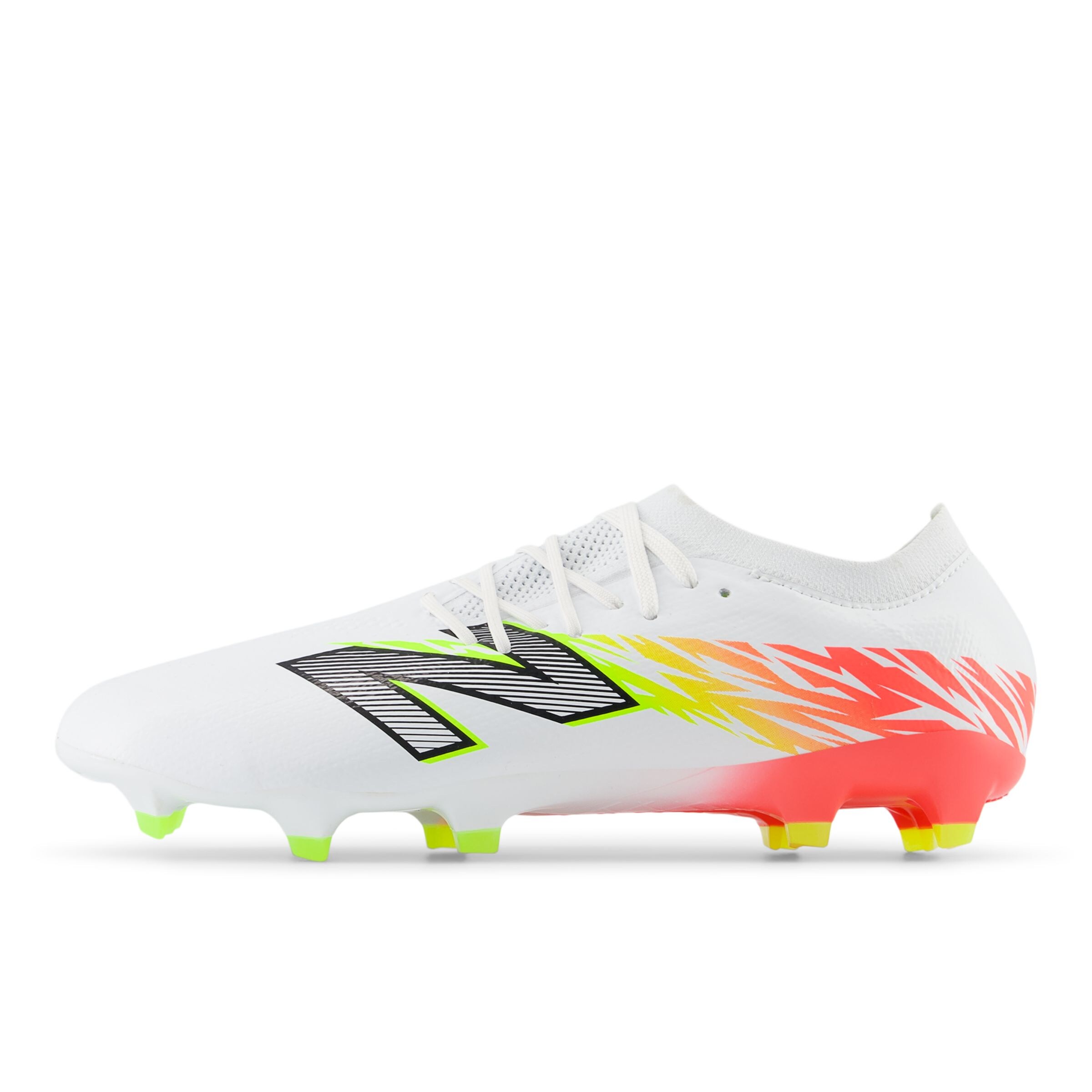new balance Voetbalschoen 'FURON PRO V8' in de kleur Neongeel / Koraal / Zwart / Wit, Productweergave