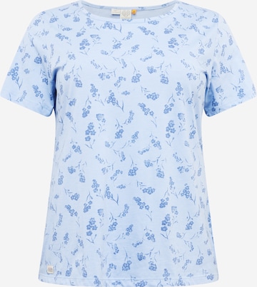 Ragwear Plus Shirt in Blue: front