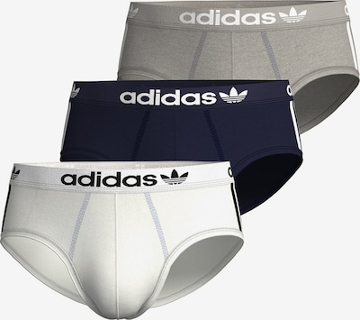 ADIDAS ORIGINALS Retro Pants ' Comfort Flex Cotton 3 Stripes ' in dunkelblau / graumeliert / weiß, Produktansicht