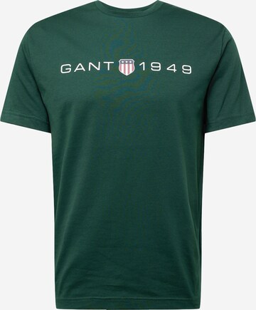 Maglietta di GANT in verde: frontale