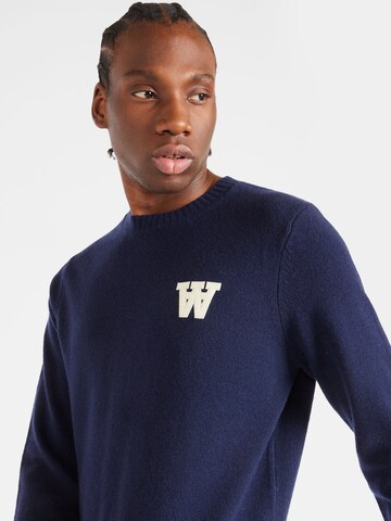 WOOD WOOD Sweater 'Tay' in Blue
