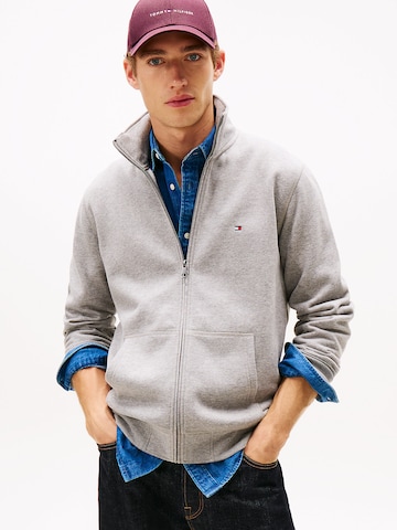 TOMMY HILFIGER Sweatjacke in Grau