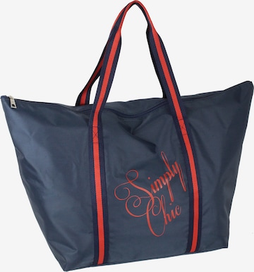 Jennifer Jones Shopper in Blau: Vorderseite