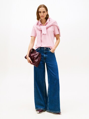 TOMMY HILFIGER Poloshirt '1985' in Pink