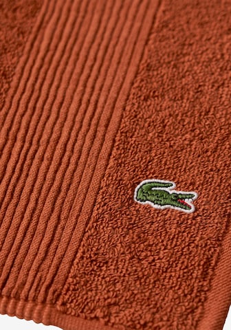 LACOSTE Bathmat 'L LE CROCO' in Orange