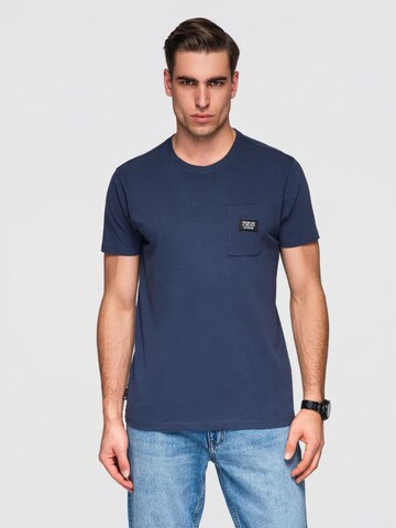 Ombre Shirt in Blauw: voorkant