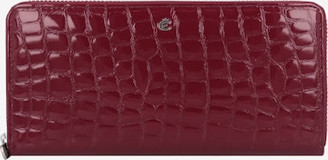 Portamonete 'Nizza' di Esquire in rosso: frontale