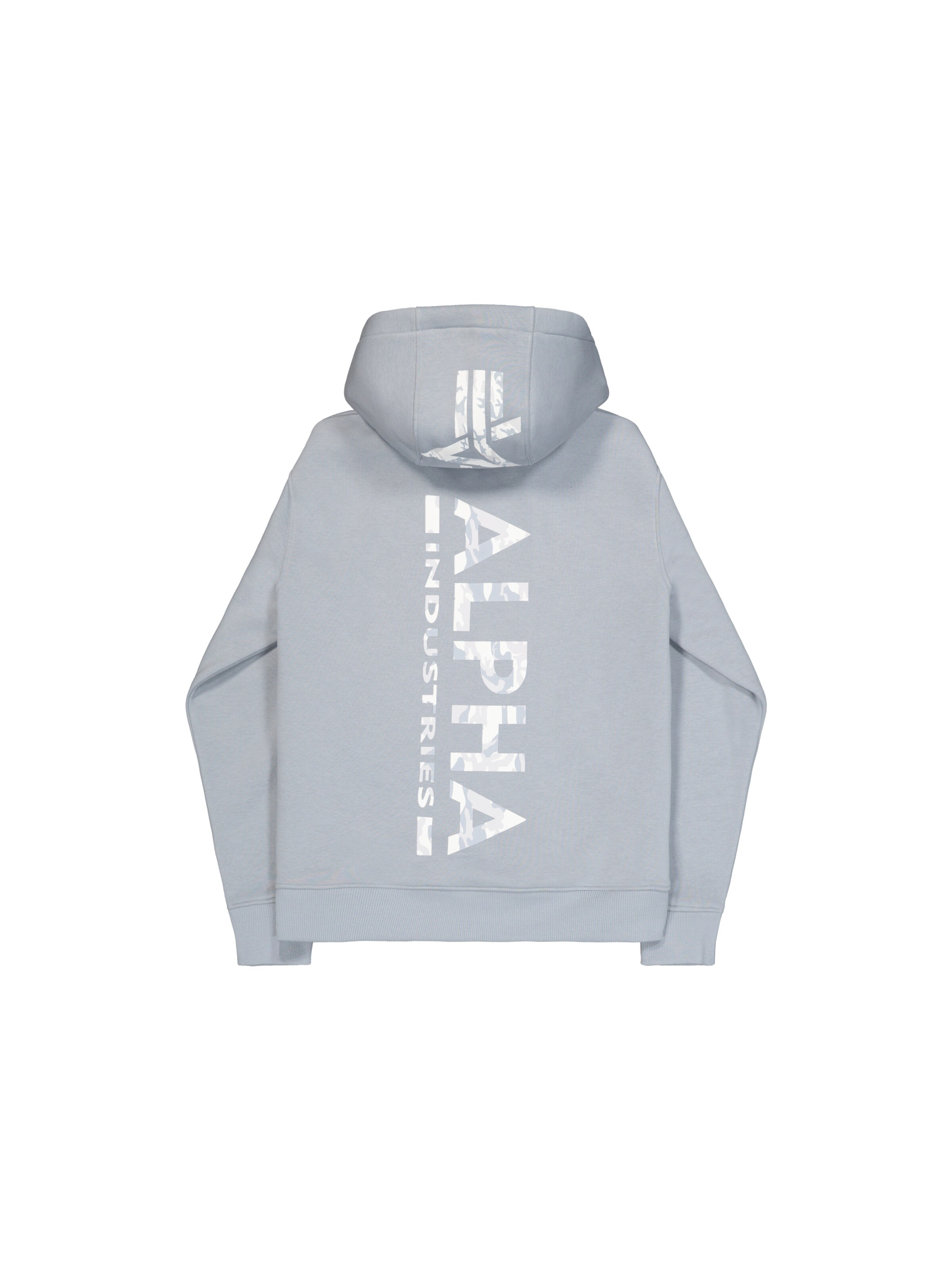 ALPHA INDUSTRIES Sweatshirt in Grau: Rückseite