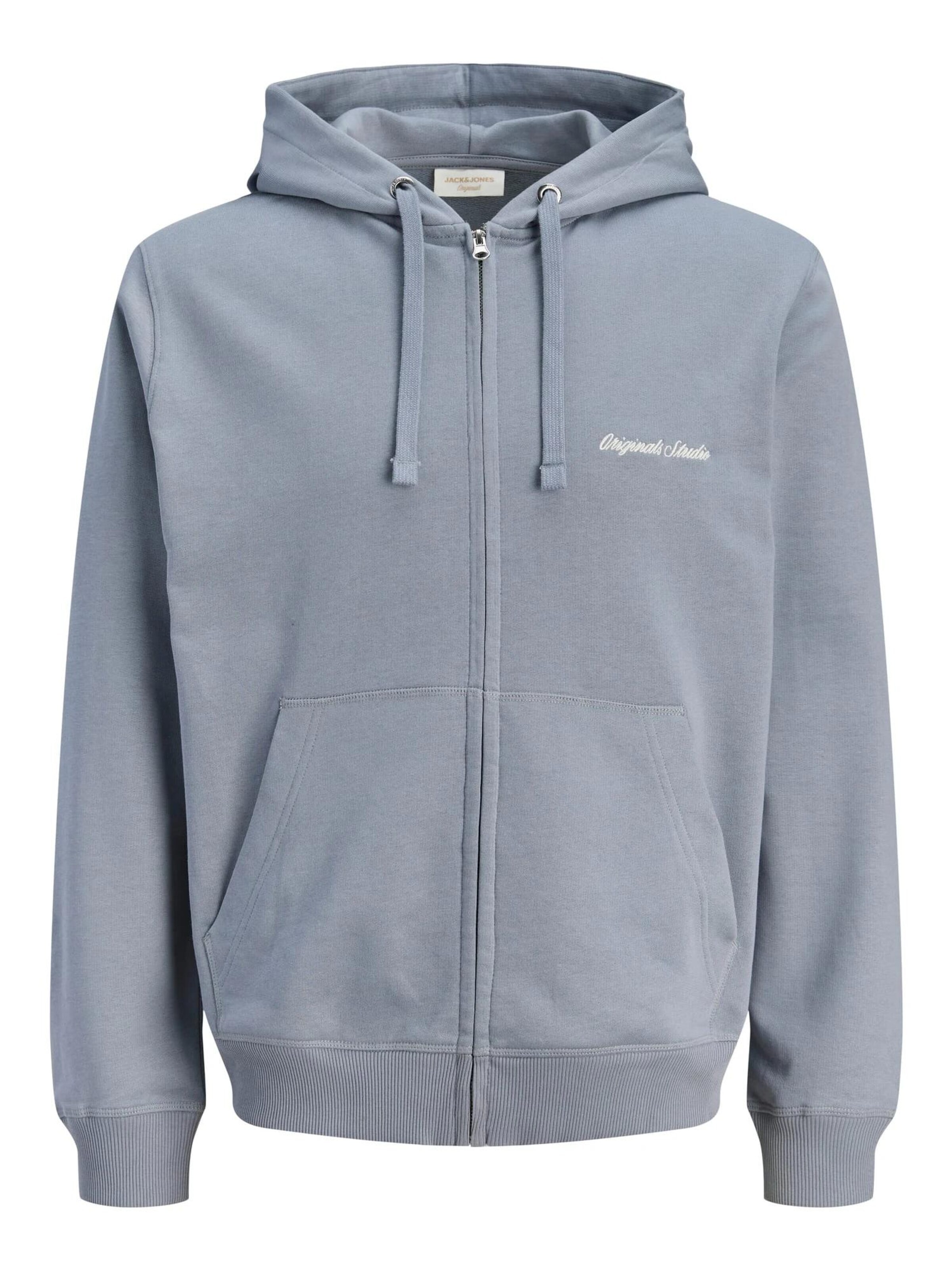 JACK & JONES Sweatvest 'Norrebro' in S in de kleur Grijs, Productweergave