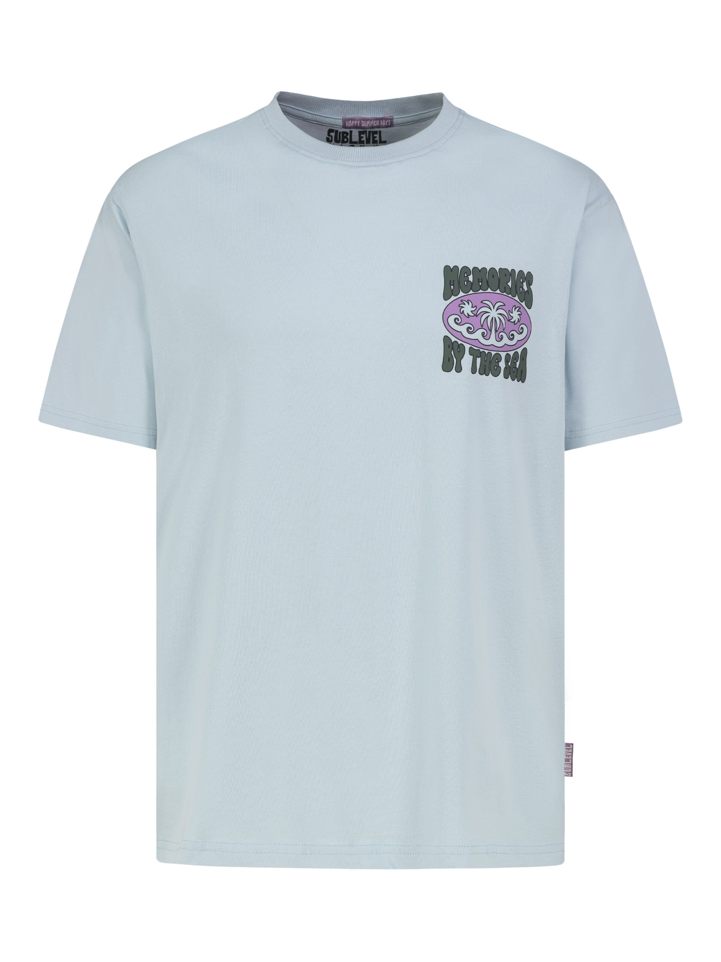 Sublevel Shirt in Blau: Vorderseite