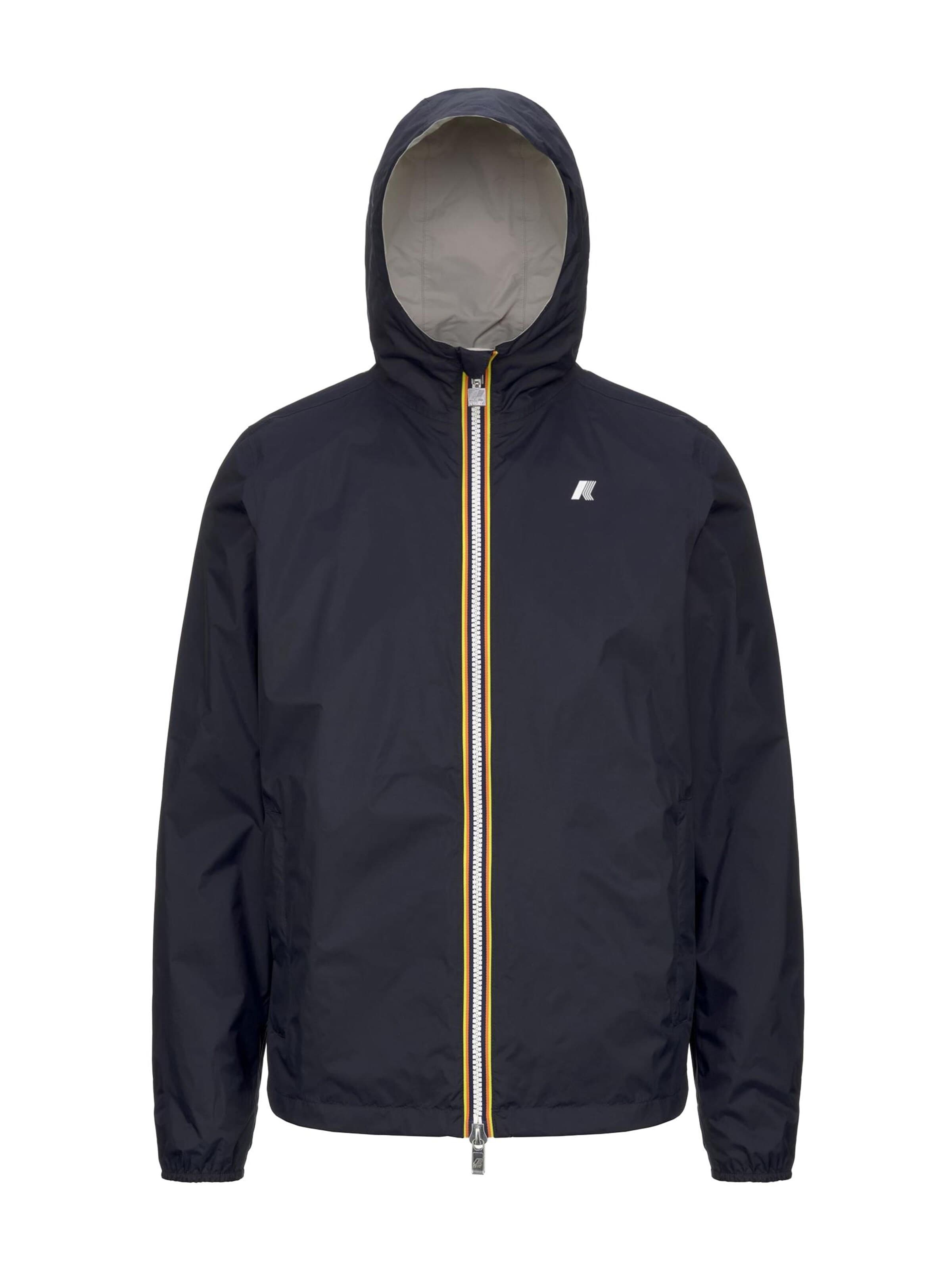 K-Way Übergangsjacke 'K-WAY JAKE PLUS.2 DOUBLE GIUBBINO'‌‌ in Schwarz: Vorderseite