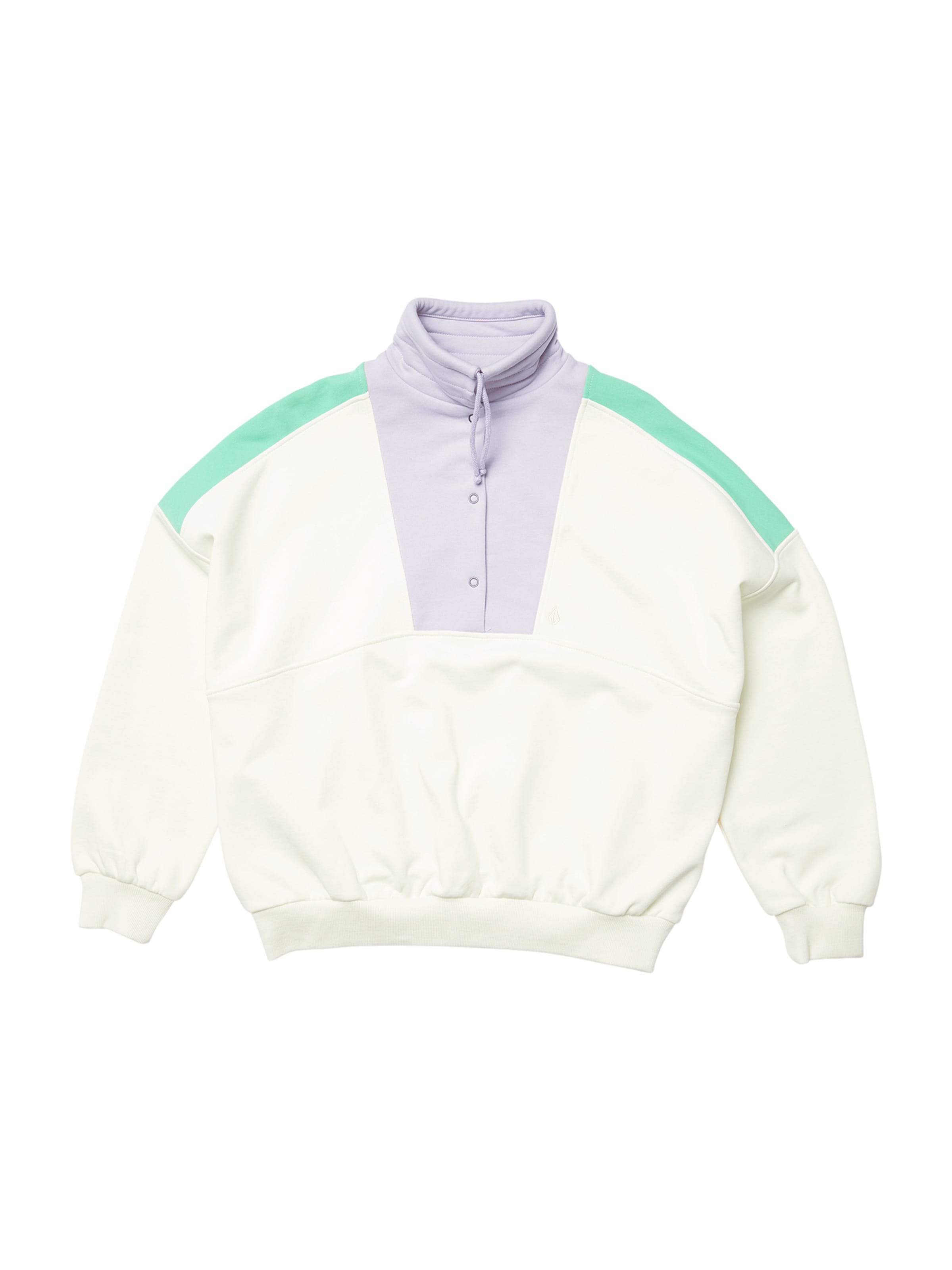 Volcom Sweatshirt 'Reetrostone' in Beige: Vorderseite