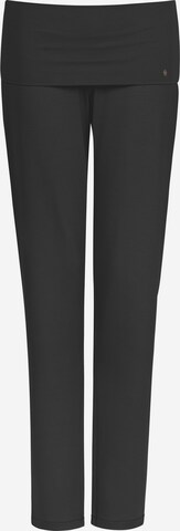 Hanro Regular Longpants ' Yoga ' in Schwarz: predná strana