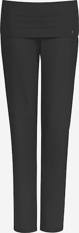 Hanro Regular Longpants ' Yoga ' in Schwarz: predná strana