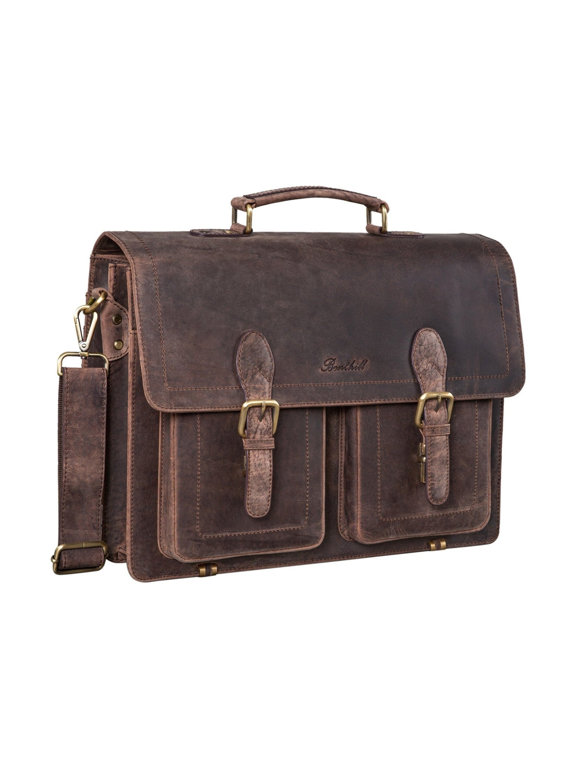 Benthill Briefcase in Brown