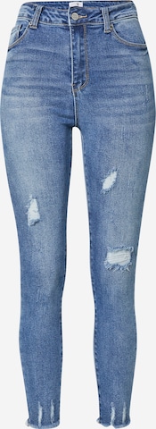 Skinny Jeans 'Liz' de la Hailys pe albastru: față