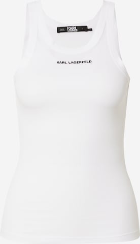 Karl Lagerfeld Top - fehér: elől