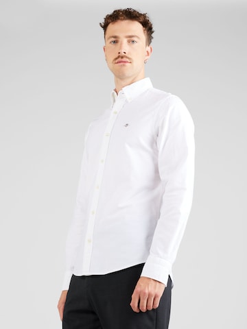 Slim fit Camicia business di GANT in bianco: frontale