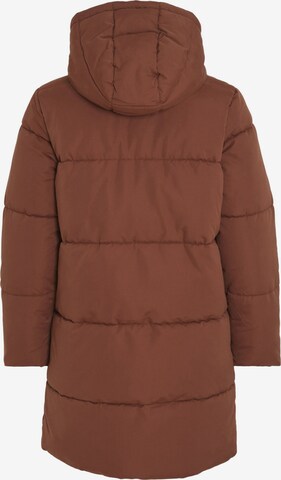 Vila Petite Winter Coat in Brown