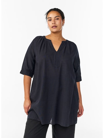 Zizzi Туника 'Cananna' в Черный: спереди