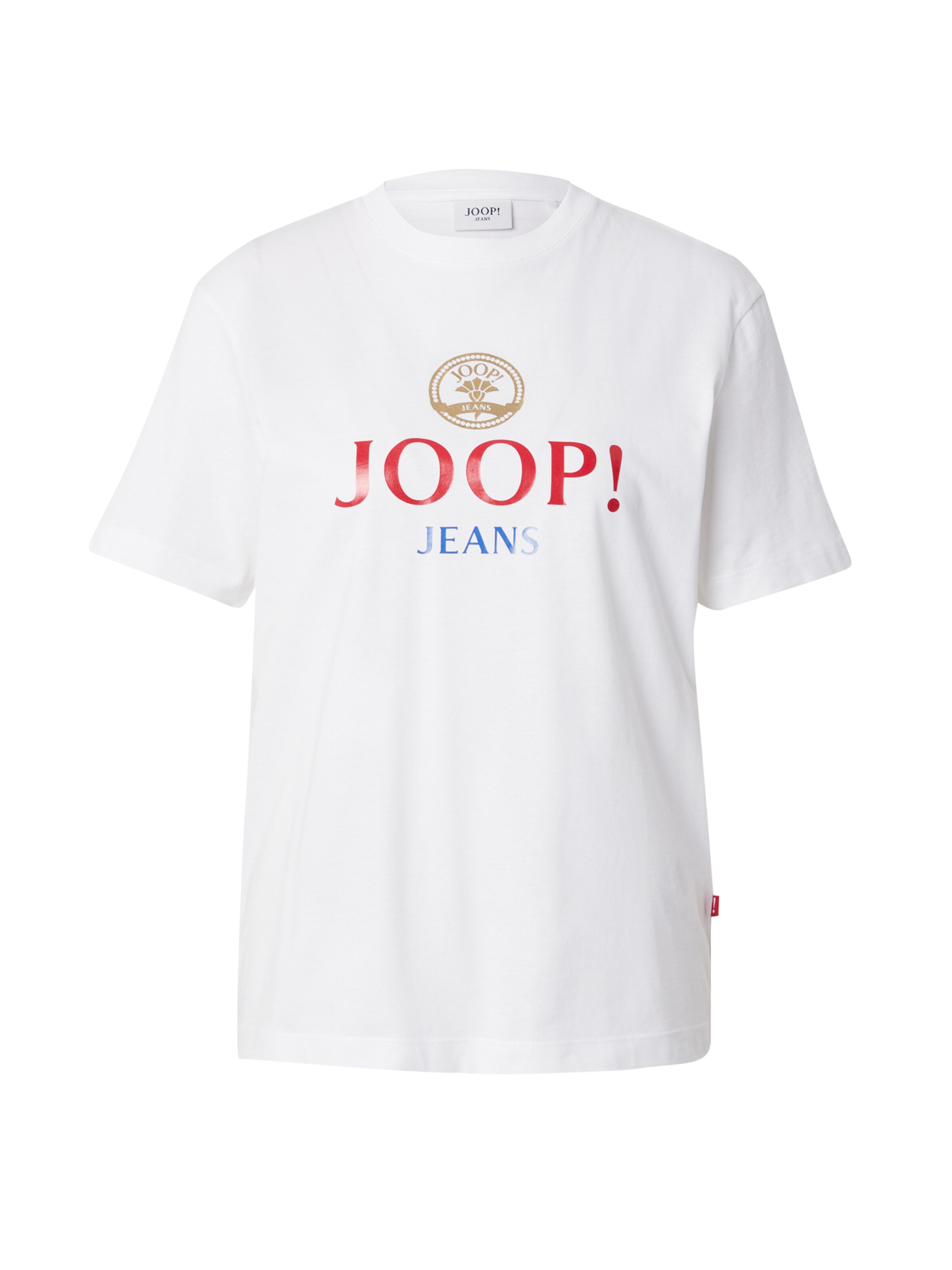 JOOP! Jeans Koszulka 'Temari' w kolorze biały: przód