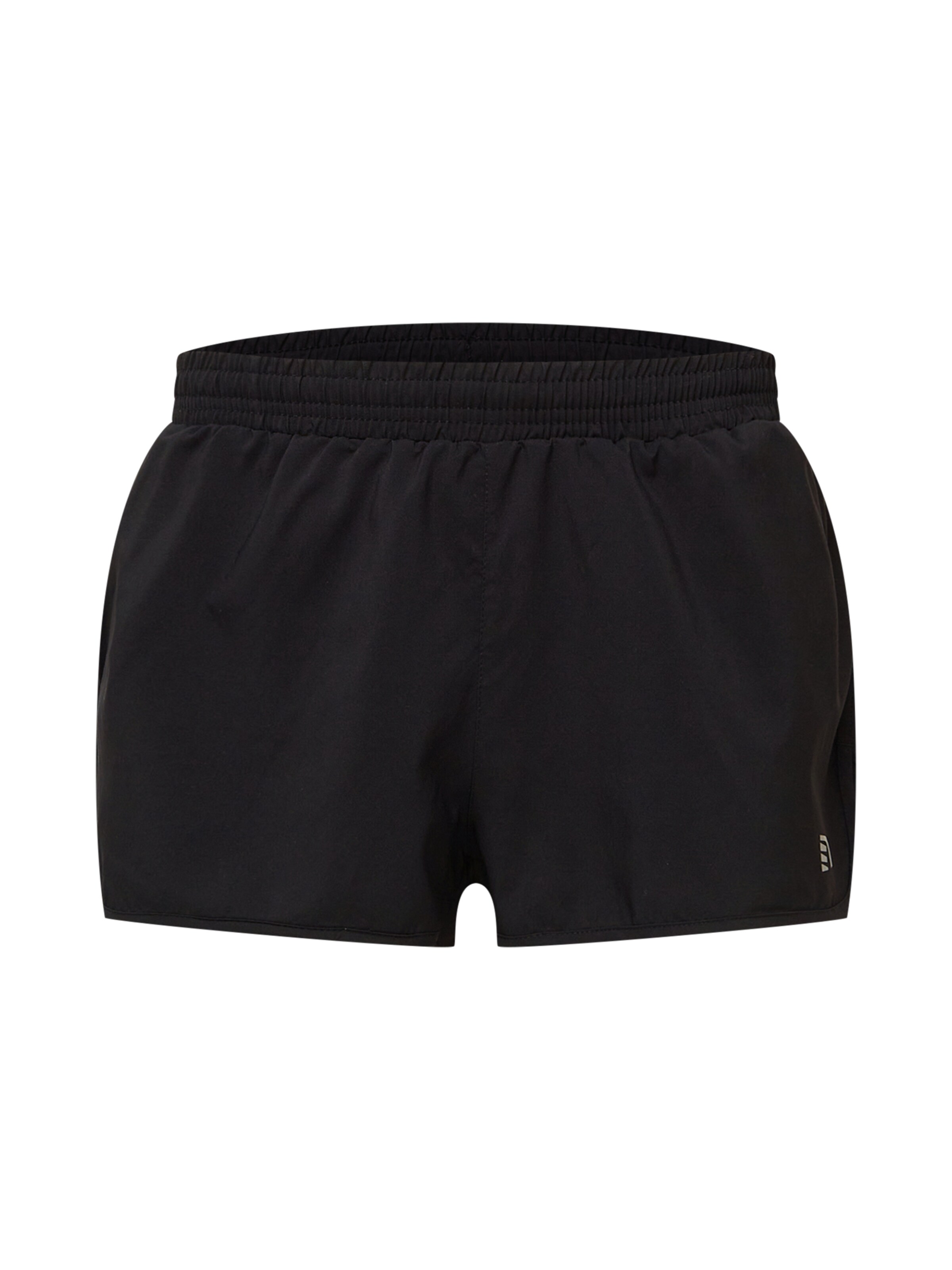 Newline Regular Sportshorts in Schwarz: Vorderseite