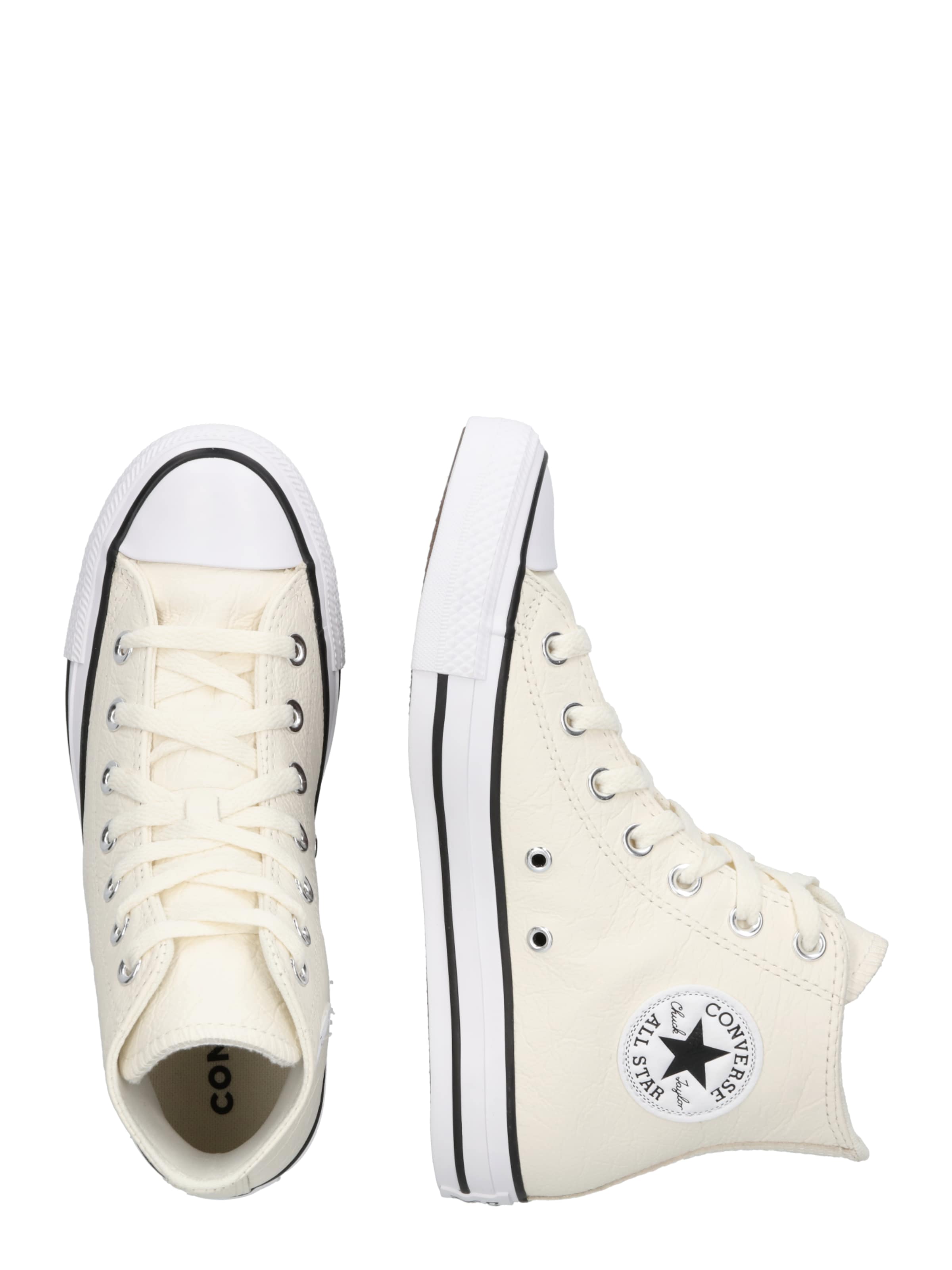 CONVERSE Sneakers hoog 'CHUCK TAYLOR ALL STAR' in Wit, Wolwit | ABOUT YOU