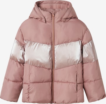 rožinė NAME IT Žieminė striukė 'NKFMILLE': priekis