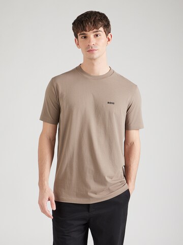 BOSS Футболка в Зеленый: спереди