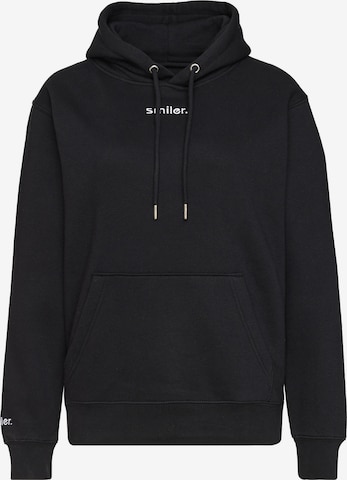 Sweat-shirt smiler. en noir : devant