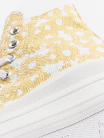 Sneaker alta di CONVERSE in arancione