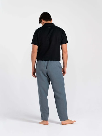 Coupe regular Chemise 'Linen Business Shirt' HACOY en rose