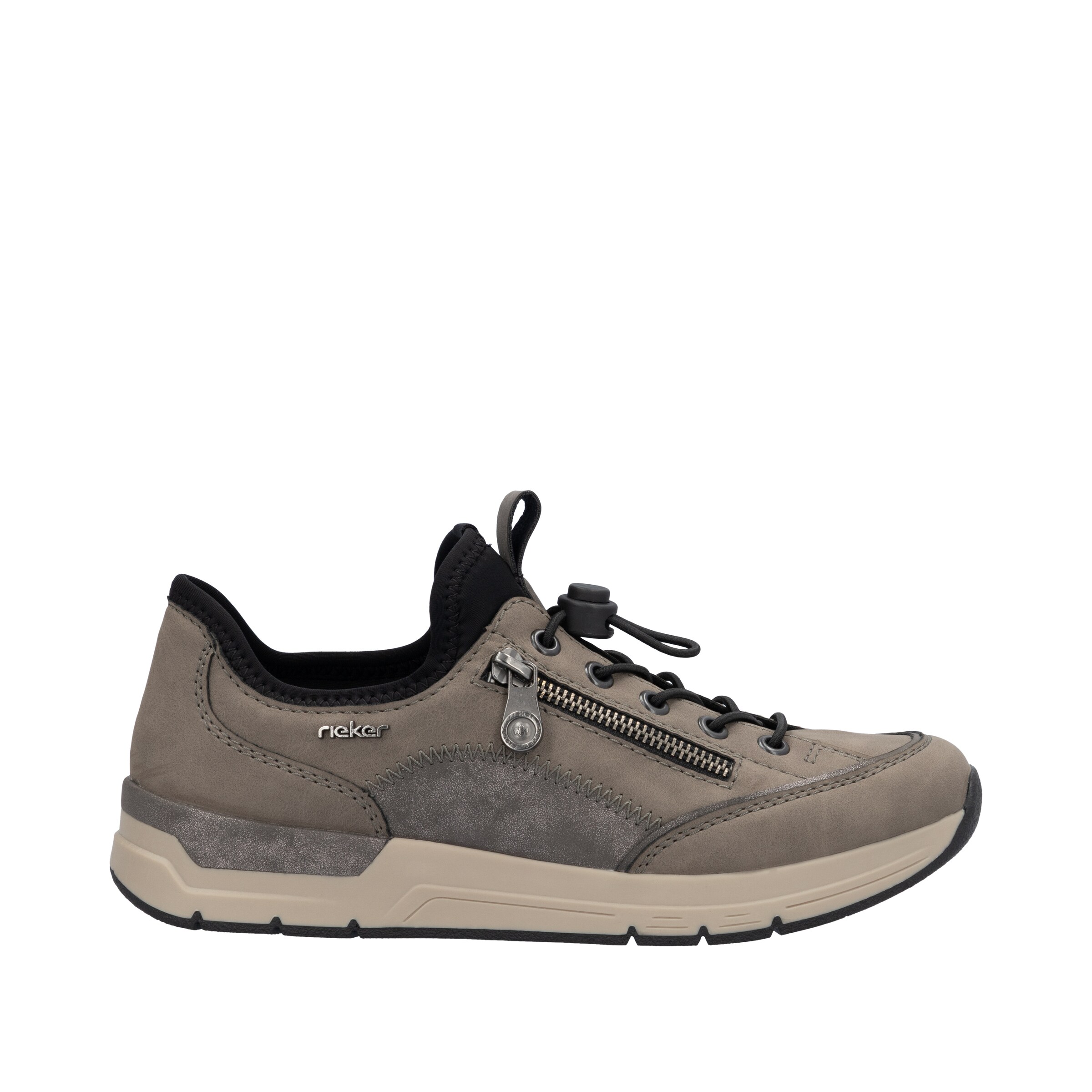 Rieker Athletic Lace-Up Shoes in Grey
