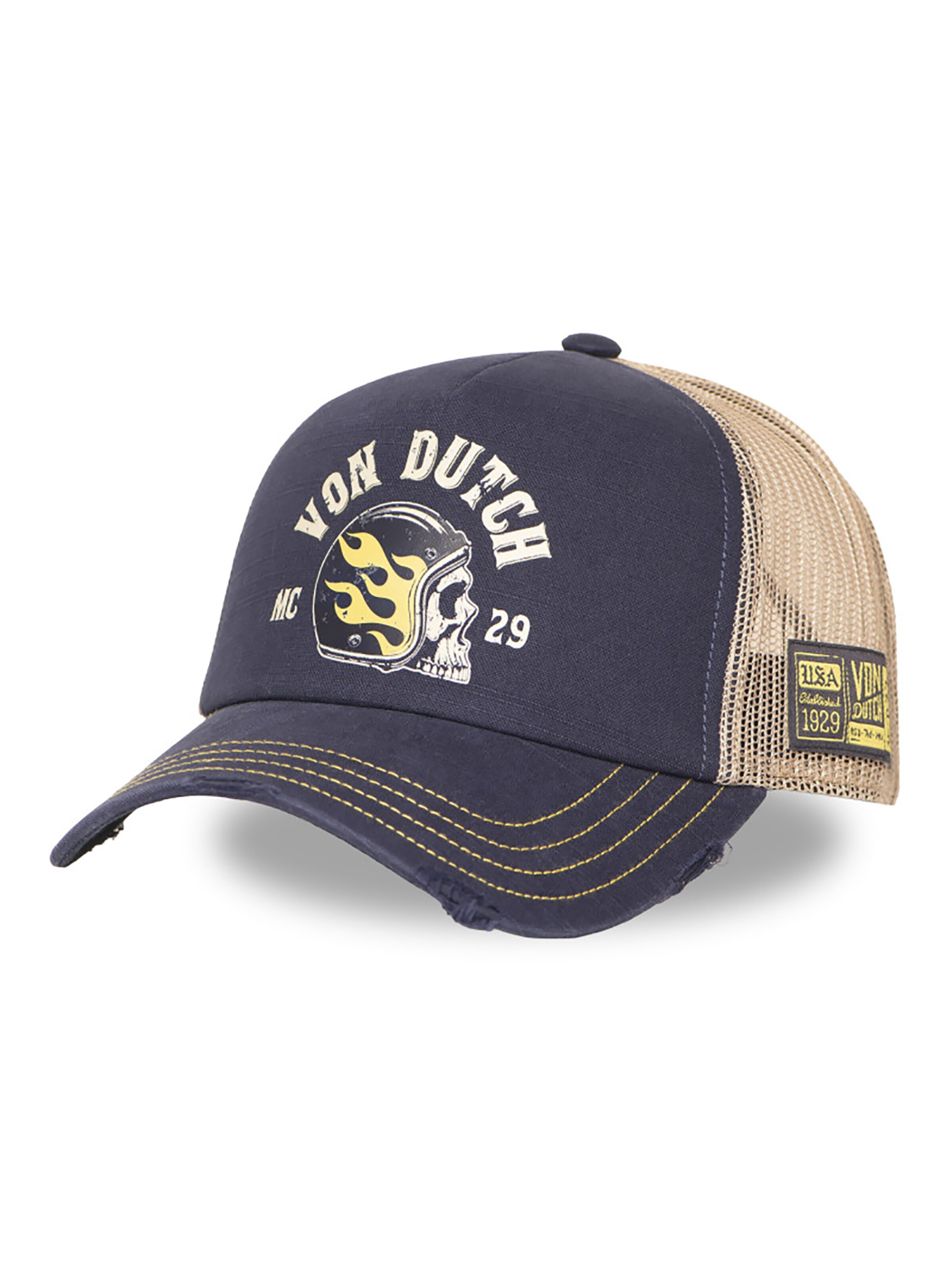Von Dutch Cap 'Crew Helmet'‌‌‌‌ in Beige