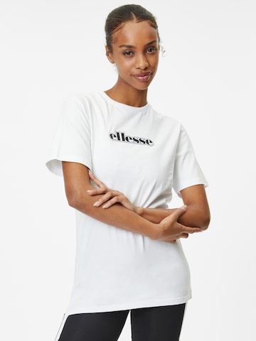 ELLESSE Shirt in Wit: voorkant