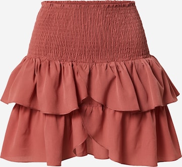 Neo Noir Skirt 'Carin' in Red: front