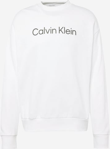 Calvin Klein Sweatshirt in White: front