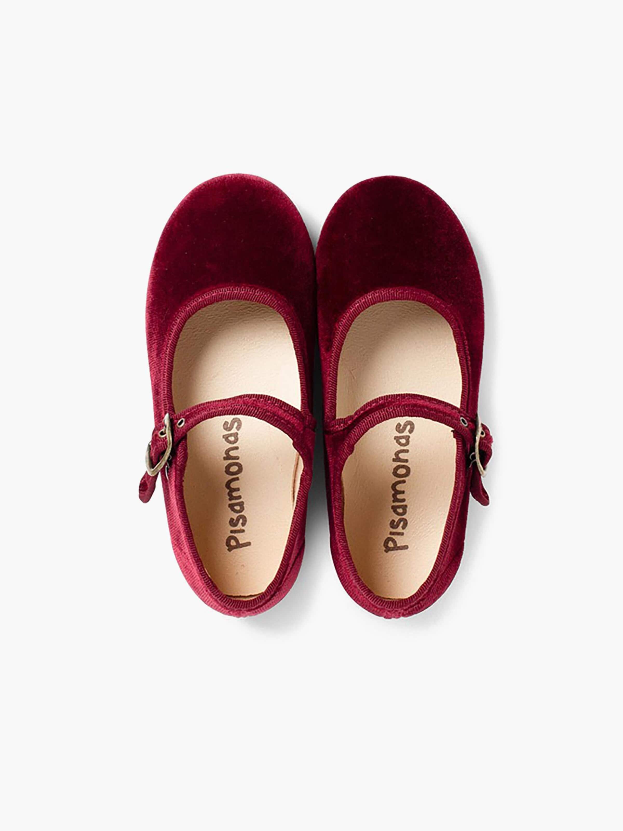 Scarpa bassa di Pisamonas in rosso
