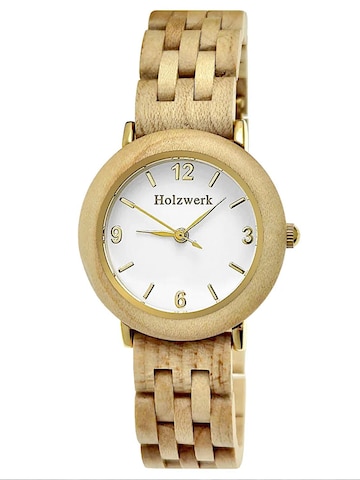 Holzwerk - Reloj analógico 'FREITAL' en marrón: frente
