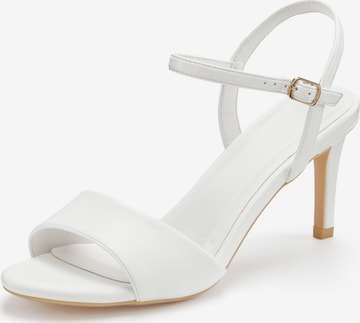 LASCANA Sandalette in Weiß: Vorderseite