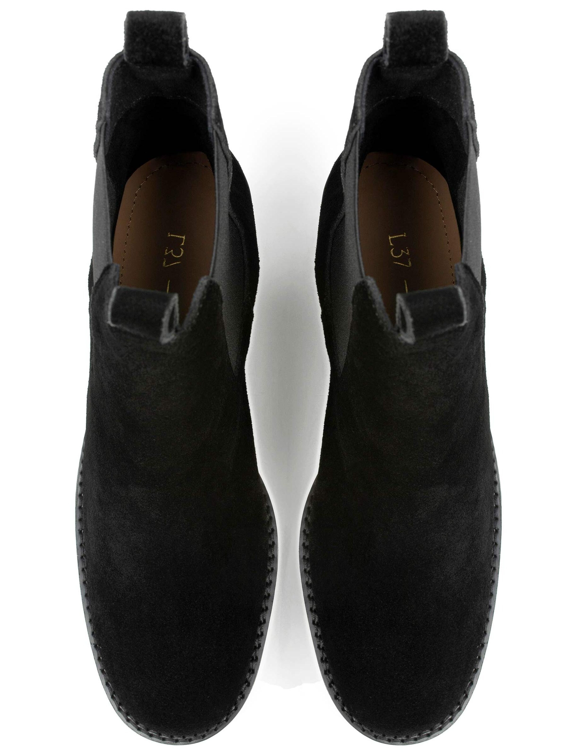 L37 HANDMADE SHOES Ankle Boots 'FIND YOUR STRENGTH'‌‌‌‌ in Schwarz