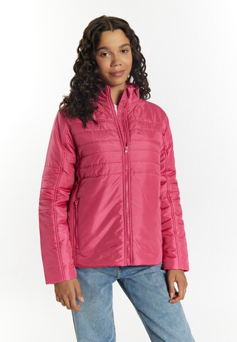 MYMO Between-Season Jacket in Pink: front