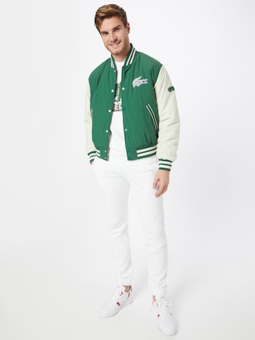 LACOSTE - Chaqueta de entretiempo en verde