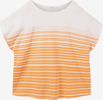 T-shirt Tom Tailor Women + en orange : devant