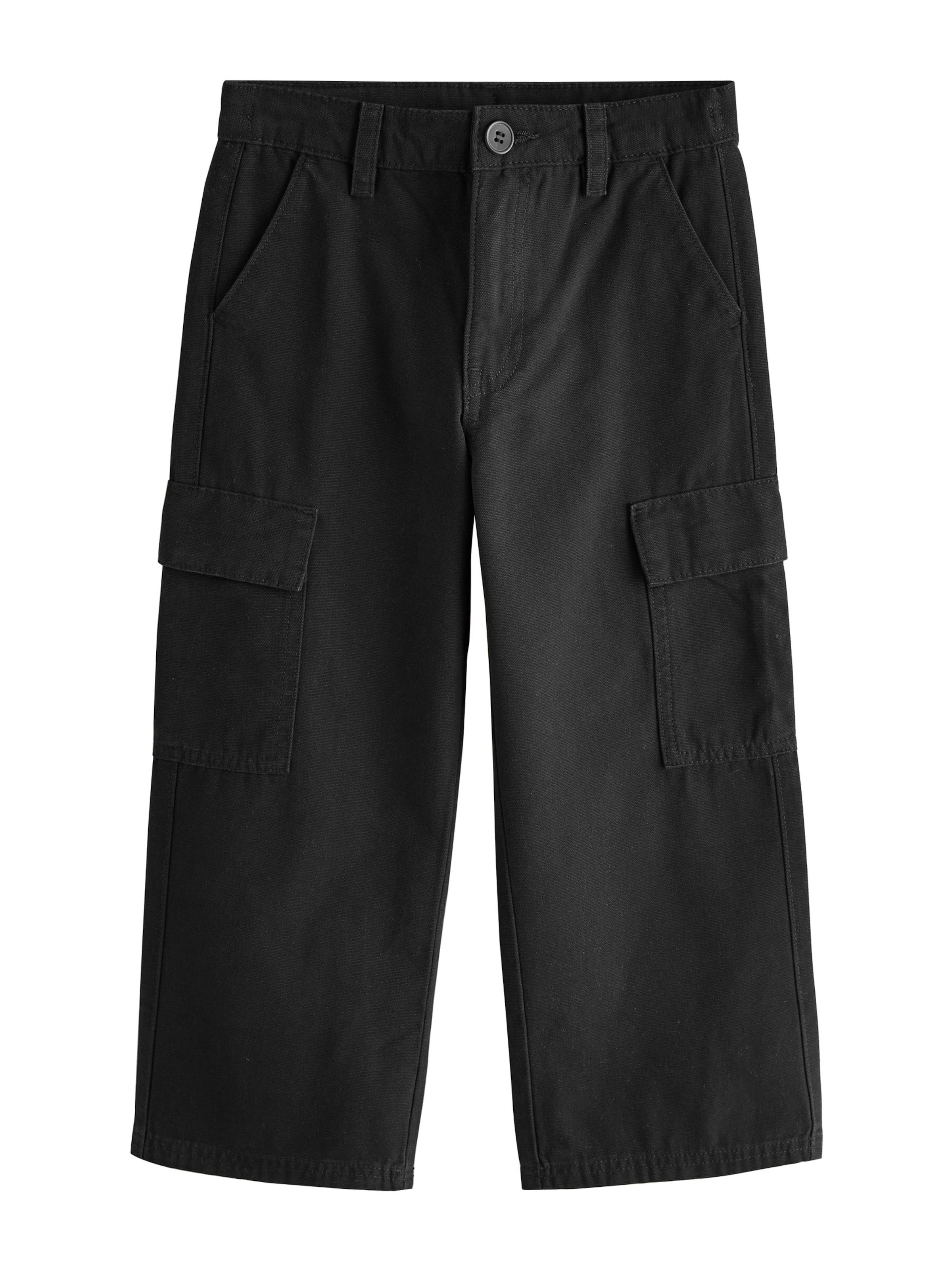 Next Свободный крой Штаны в Черный: спереди