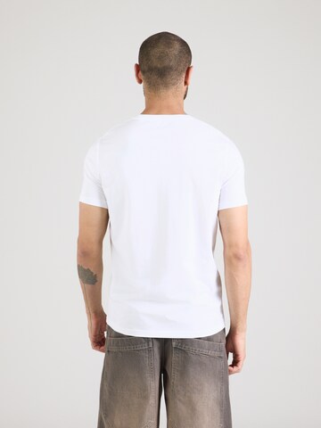 T-Shirt Karl Lagerfeld en blanc : derrière