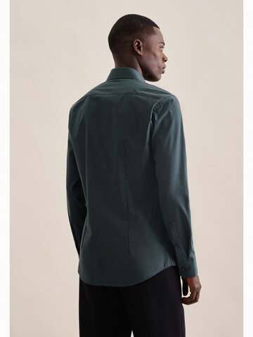 SEIDENSTICKER Slim fit Business Shirt 'X-Slim' in Green