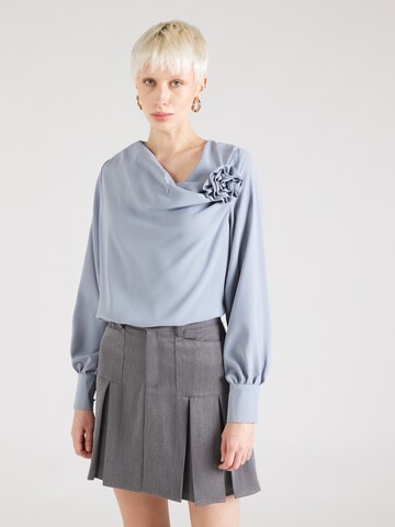 Wallis Blouse in Blue: front