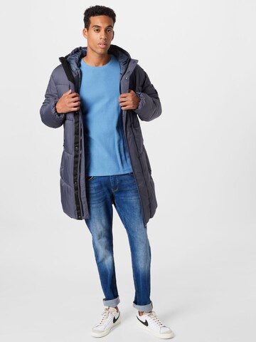 TOM TAILOR DENIM Winter coat in Blue